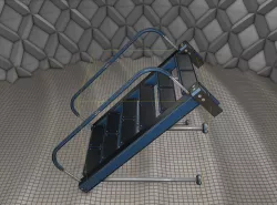Sci-Fi Stairs - 17 - Blue Version  Low-poly  3D model