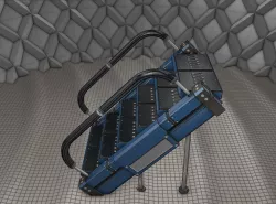 Sci-Fi Stairs - 8 - Blue Version  Low-poly  3D model