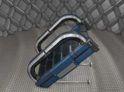 Sci-Fi Stairs - 9 - Blue Version  Low-poly  3D model