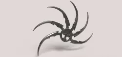 Shuriken of Predator from movie Alien vs Predator 3D model