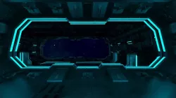 space ship 3D model