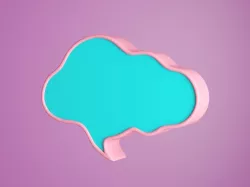 Speech Bubble Speech Cloud 3D model