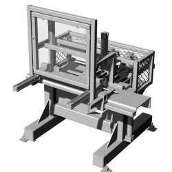Square log borning machine