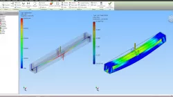 Stiffener at Beam on Frame Generator Analysis 