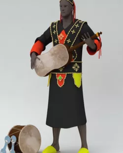  the Gnawa 3D model