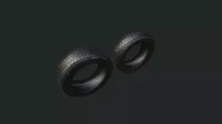 Tire LowPoly Low-poly  3D model