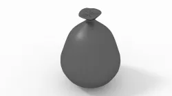 Trash Bag Low-poly  3D model