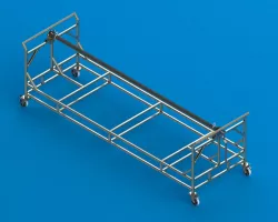 Turf roll carrier