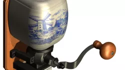 Vintage Dutch Coffee Grinder - Delft