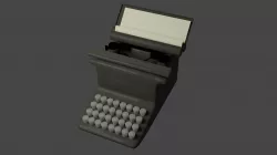 Vintage Typewriter 3D model