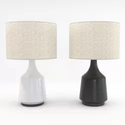 West Elm Morten table lamp 3D model