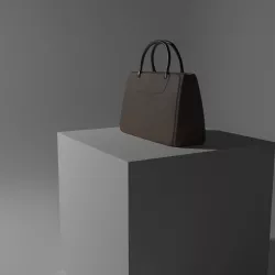 Women Leather Hand Bag Low-poly  3D model