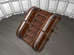 Wood Stairs - Construction Element 19 Low-poly  3D model