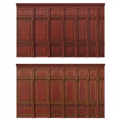 Wooden panel 04 3D model