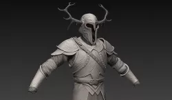 Zbrush Fantasy Armor 3D model