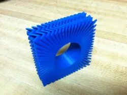Zigzag napkin ring / trying to get a job.