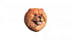 Chow Chow pet jewellery model