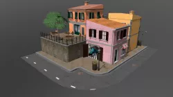 Cityscene "Camgoli,Italy"