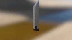 Cloud's Damaged  Buster Sword