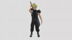 Cloud Strife WIP