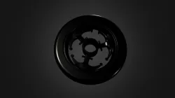 CO.BRO - ANCHOR BLACK - SCOOTER WHEEL 120mm