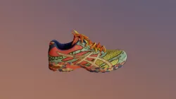 Colorful Tennis Shoe 3D Scan