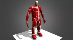 Colossal Titan Lowpoly Colored
