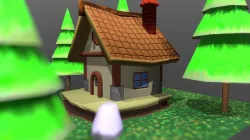 Cottage Light Winter