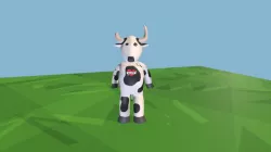 Cow Man Animated