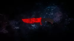 Crimson Web Huntsman Knife
