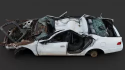 Crushed Car (Raw Scan)