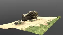 Crystal Palace Hylaeosaurus Head (VCU_3D_4590)