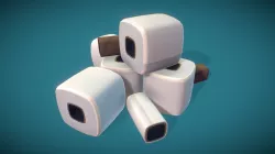 Cube World Toilet Paper Roll - Proto Series