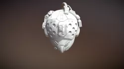 Cyber Punk 2077_MedTeamHelmet_BlueChin_Detailed