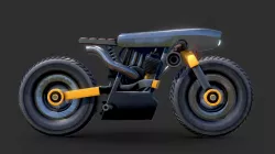 Cyberpunk Bike Concept Design