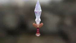 Dagger-hand-painted