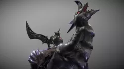 Dark knight and Dragon horse