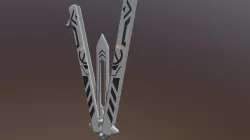 Decor knife Overwatch(.c4d and .fbx)