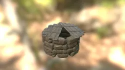 Desert Environment Well (first Zbrush asset)