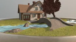 Diorama "Autumn House"