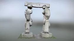 Discourse - wooden statue