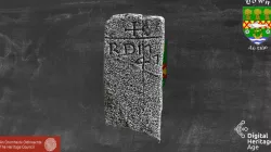 DOW047:042 - Cross Inscribed Stone 2