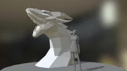 Dragon GOT head