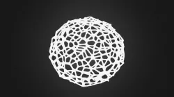 Drink coaster - Voronoi #8 (for 3D printing)