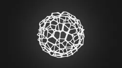 Drink coaster - Voronoi #9 (for 3D printing)