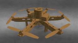 Dronecoria V6 Drone for aerial seeding.