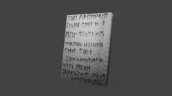 Earth Chamber Stone Tablet