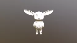 Eevee - High poly model