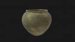 Egg-shaped pot