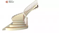 Ellipse Stair with ascending Volute